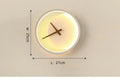 Relógio de Parede Decorativo Moderno com iluminação LED - LumiTime Prestige!