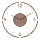 PROMO OUTLET - Relógio de Parede Decorativo Moderno de Madeira - WoodCraft Elite